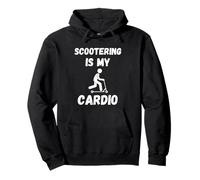 Scootering es mi moto Cardio Retro Scootering Amante Sudadera con Capucha