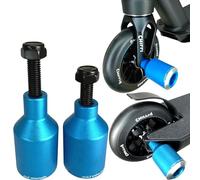 Scooters Chilli Pro Scooter Barril Patinete Patinete Pegs Tret Roller Grind Barras con ejes + pegatina Fantic26 (Rocket Azul claro)