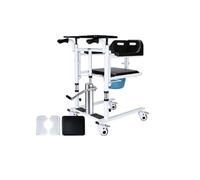 scooters de movilidad Máquina de desplazamiento, dispositivo for el cuidado ancianos, silla multifuncional, reposo en cama, traslado pacientes(Negro)