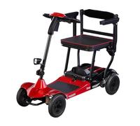 Scooters De Movilidad para Adultos, Scooter De Viaje, Marco De Aleación De Aluminio, Peso Neto 18 Kg, Motor Sin Escobillas De 250 W, Capacidad De Peso 150 Kg, Ideal para Personas Mayores. 20A