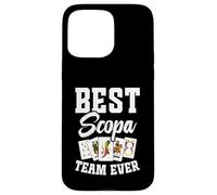 Scopa Cards - Juego de cartas entusiastas, mejor equipo Scopa Carcasa para iPhone 15 Pro Max