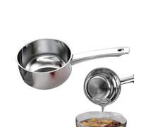 SCOPA DE AGUA DE ACERADO INOXINO - LOCA DE DIPPER extra grande | Diseño espesado para cocina y baño, perfecto para cocinar, cuidado del cabello y alimentación de mascotas, cucharón doméstico de