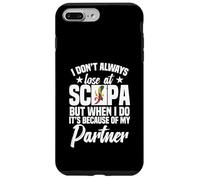 Scopa Jugador Entusiasta Juego de Cartas Amante Mi Socio Scopa Carcasa para iPhone 7 Plus/8 Plus