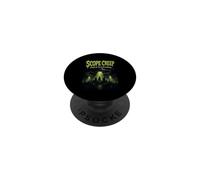 Scope Creep Programming OVNI Sci-Fi Horror Old Movie Poster PopSockets PopGrip Adhesivo