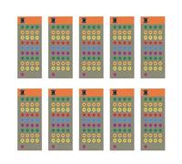 Scope Turret Stickers 10 Sheet Targets Labels 5x1.97 Inches