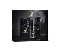 SCORPIO Coffret 3 produits Noir Absolu - Eau de toilette flacon 75ml, Gel Douche 250ml et Déodorant atomiseur 150ml