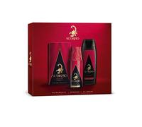SCORPIO Coffret 3 produits Rouge - Eau de toilette flacon 75ml, Gel Douche 250ml et Déodorant atomiseur 150ml