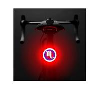 (Scorpio, Multicolor) 3664 Creative Bicycle Tail Light IPX2 Waterproof Small Bike LED Light Support USB Charging