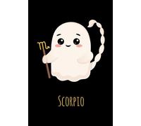Scorpio Zodiac Ghost Notebook - 6x9 Lined Journal, 150 Pages, Cute Boo Zodiac Sign, Astrology Gift with Constellation Cover, Kawaii Celestial Writing ... Gift for Scorpio (Spooky Cute Zodiac Signs)