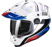 Scorpion ADF-9000 Air Desert, casco de enduro S male Blanco/Azul/Rojo