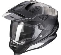 Scorpion ADF-9000 Air Desert Casco de motocross, negro-gris, tamaño 2XL para Hombres