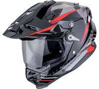 Scorpion ADF-9000 Air Feat, casco enduro S male Negro/Plata/Rojo