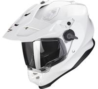 Scorpion ADF-9000 Air Solid Casco de motocross, Blanco, Talla XL (60/61)