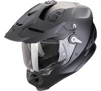 Scorpion ADF-9000 Air Solid Casco de motocross, negro-gris, tamaño XL para Hombres