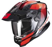 Scorpion ADF-9000 Air Trail Casco de motocross, negro-rojo, tamaño XL para Hombres