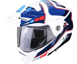 Scorpion ADX-2 Camino Casco, blanco-azul, tamaño XS 54 55 para Hombres