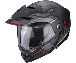 Scorpion ADX-2 Carrera Casco, negro mate/rojo, Talla S (55/56)