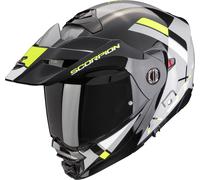 Scorpion ADX-2 Galane, casco abatible XS male Gris/Negro/Amarillo Neón