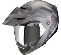 Scorpion ADX-2 Galane Casco, negro mate/plateado, Talla XS (54/55)
