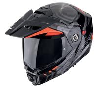 Scorpion ADX-2 Lewis, casco abatible XL male Negro/Gris/Rojo