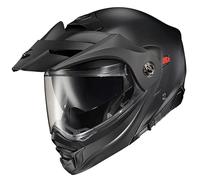Scorpion ADX-2 Negro Mate - Casco de Moto Trail Modular P/J + Pinlock - Casco con Visor Solar Homologado ECE (XL)