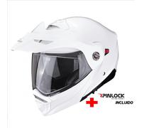 Scorpion ADX-2 Solid, casco abatible XL male Blanco