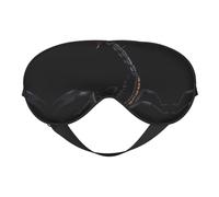 Scorpion - Antifaz para dormir con bloqueo de luz, ajustable, cómoda, suave, reversible, para dormir
