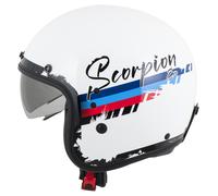 Scorpion Belfast Evo Adonis Casco Jet Blanco/Rojo/Azul XL unisex