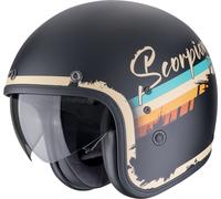 Scorpion Belfast Evo Adonis Casco Jet Mate/Negro/Beige M unisex