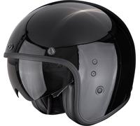Scorpion Belfast Evo Casco Abierto, negro, Talla L (58/59)