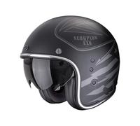Scorpion Belfast Evo Dawg Casco Abierto, negro-gris, tamaño M para Hombres
