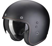 Scorpion Belfast Evo Solid, casco abierto XL female Negro Mate