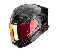 Scorpion Exo-530 Air Fond Casco integral, negro/rojo, Talla M (57/58)