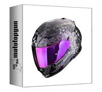 Scorpion Casco Integral para Moto exo-491 Dream Negro camaleón Tamano s mototopgun 48-212-38-03