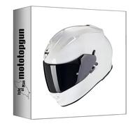 Scorpion Casco Integral para Moto exo-491 Solid Blanco Tamano m mototopgun 48-100-05-04
