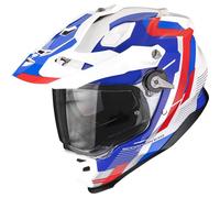 Casco Scorpion ADF-9000 Air Patrol Blanco-azul-rojo S