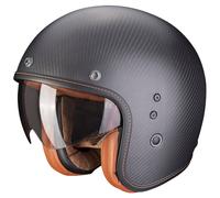 Casco abierto Scorpion Belfast Evo Carbono Negro Mate 2XL