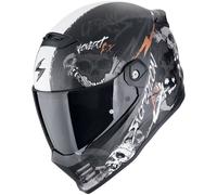 SCORPION Cascos Covert FX Skullz Matt Black / Grey / Gold XS