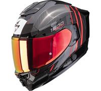 Scorpion EXO-1500 Carbon Air Zity, casco integral M female Negro/Rojo