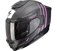 SCORPION Cascos Exo-1500 Carbon Air Matt Black / Pink XS
