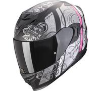 SCORPION Cascos Exo-520 Evo Air Fasta Matt Black / Silver / Pink XL