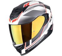 SCORPION Cascos Exo-520 EVO Air Lena Matt White / Silver / Red L