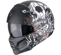 SCORPION Cascos Exo-Combat II Genesis Matt Black / White / Gold XL