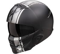 Scorpion EXO-Combat II Lord Casco, negro-plata, tamaño XS 54 55 para Hombres