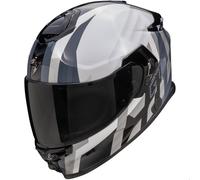 Scorpion EXO-GT SP AIR Touradven blanco perla plata CE 22.06 casco integral - Color: GRIS, Talla: Talla L