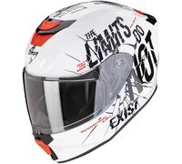 Scorpion Exo-JNR Air Boum Casco para niños, negro-blanco, tamaño M