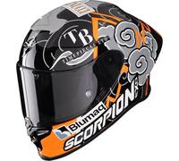Scorpion EXO-R1 Evo Air FIM Racing#1 Aron 2024, casco integral L female Negro/Gris/Naranja