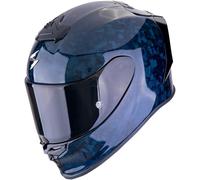Scorpion Exo R1 EVO Carbon air Onyx azul casco integral - Color: AZUL, Talla: Talla M