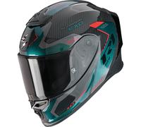 Scorpion EXO-R1 Evo Carbon Air Propel Casco integral, negro-verde, tamaño L para Hombres