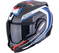 SCORPION Cascos Exo-Tech Evo Carbon Cosy Black / Blue / Red XXL